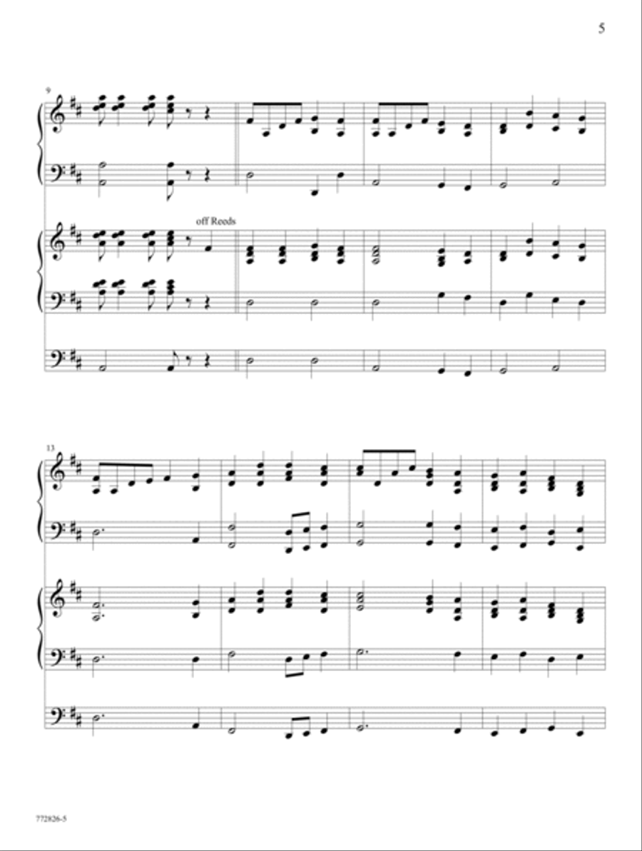Hymns and Spiritual Songs Organ scores gallery preview page 3