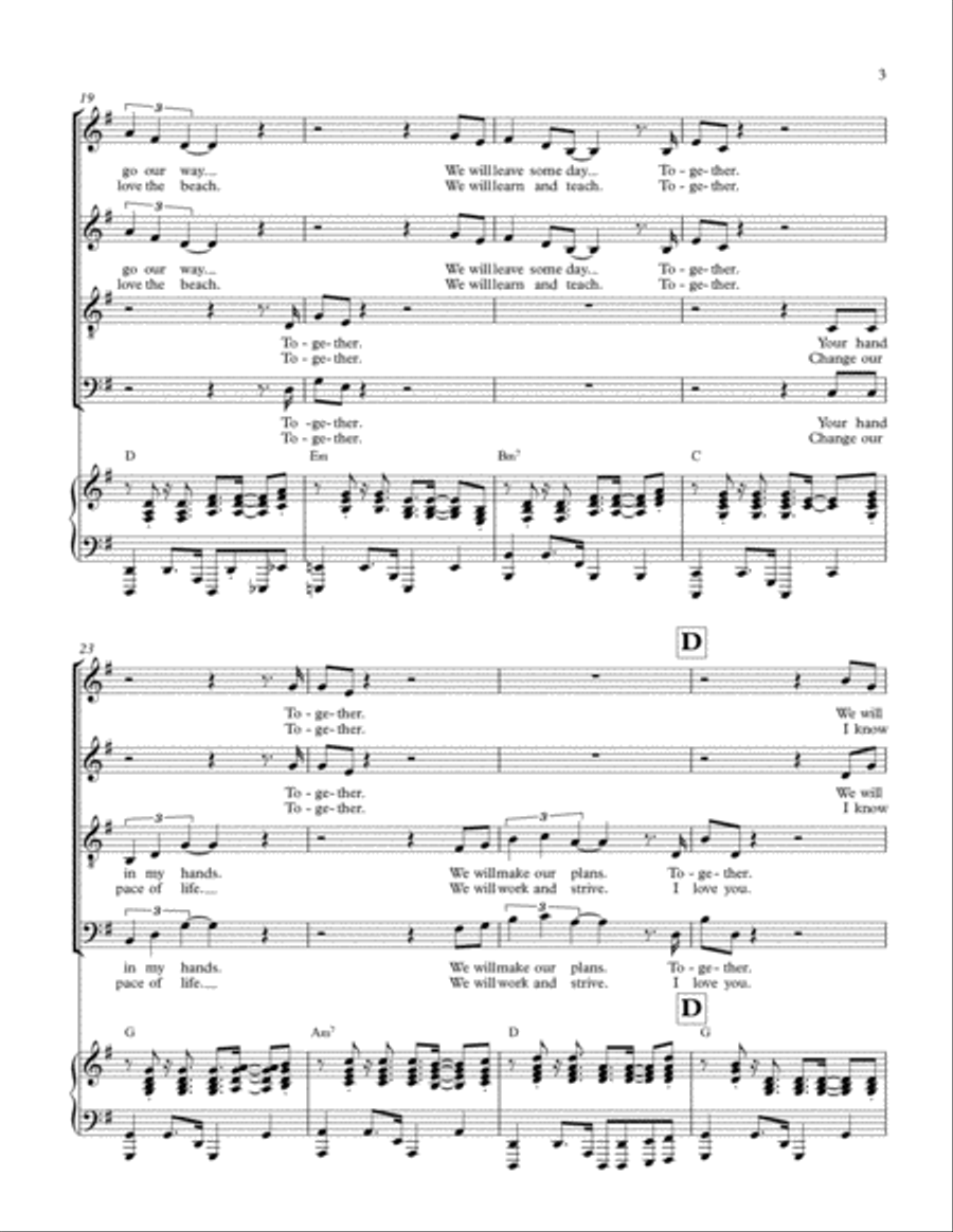 Go West Go West 4-Part scores gallery preview page 3