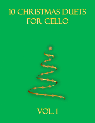 Book cover for 10 Christmas Duets for cello (Vol. 1)