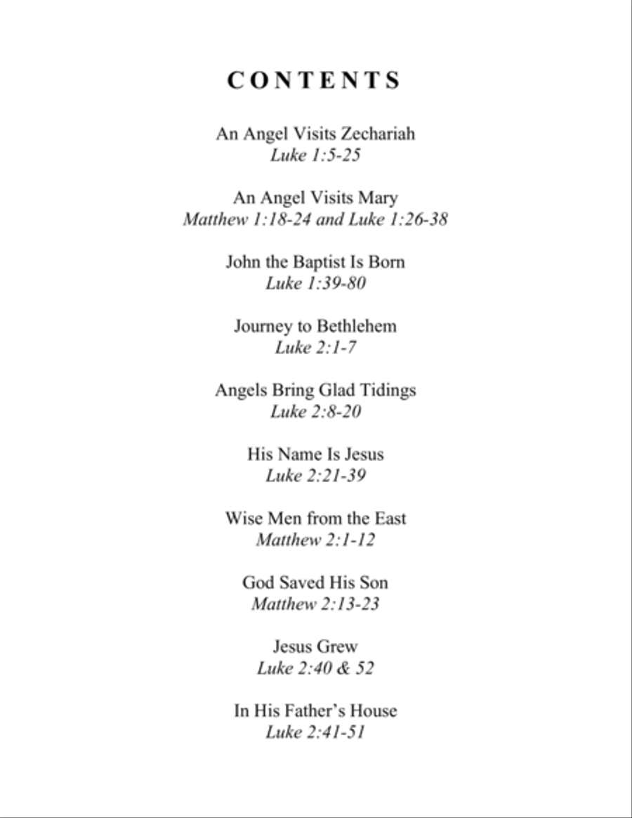 Bible Stories and Songs: New Testament ~ The Life of Jesus Piano, Vocal, Guitar scores gallery preview page 3