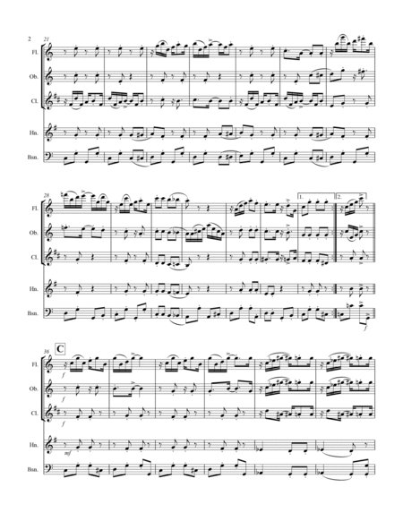 Joplin - “Maple Leaf Rag” (for Woodwind Quintet) image number null