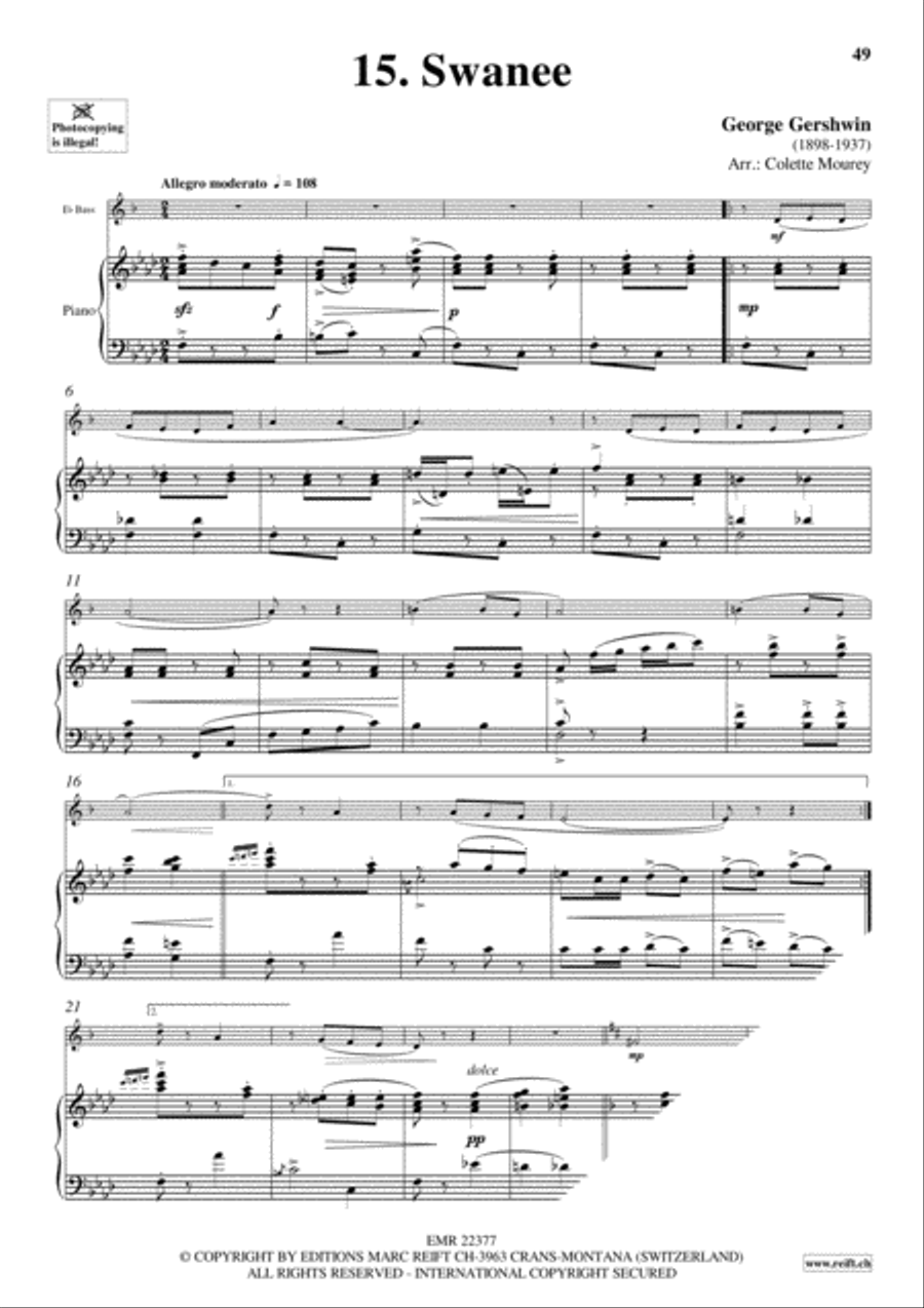Gershwin 20 Greatest Hits Voice Solo scores gallery preview page 17