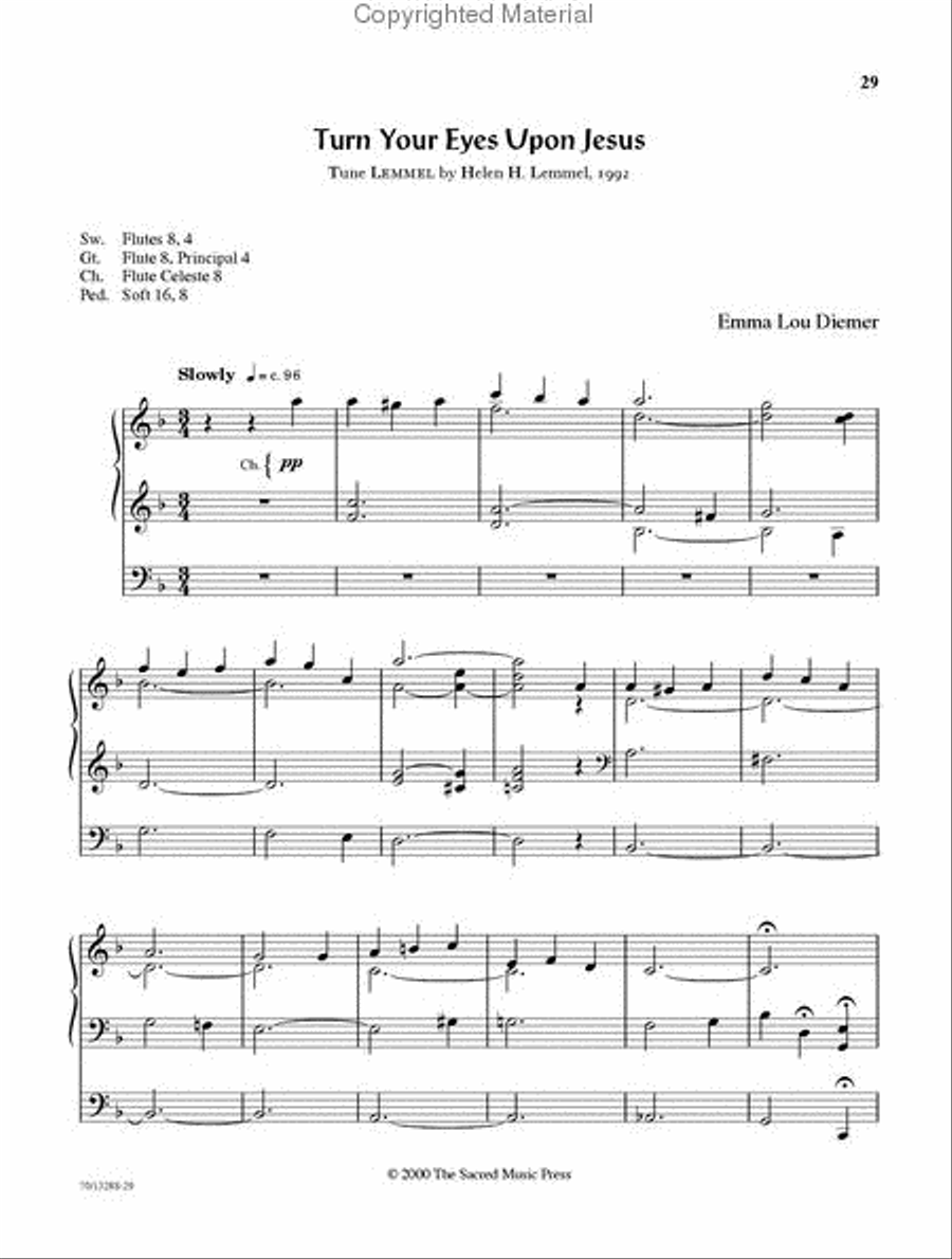 Glory and Praise Organ Solo scores gallery preview page 9
