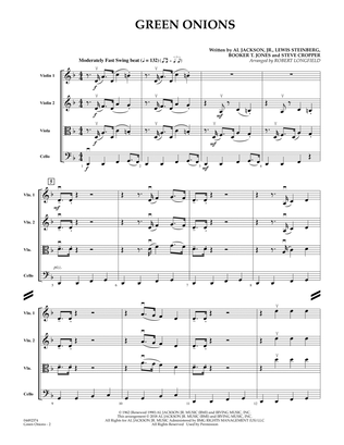 Green Onions (arr. Robert Longfield) - Conductor Score (Full Score)