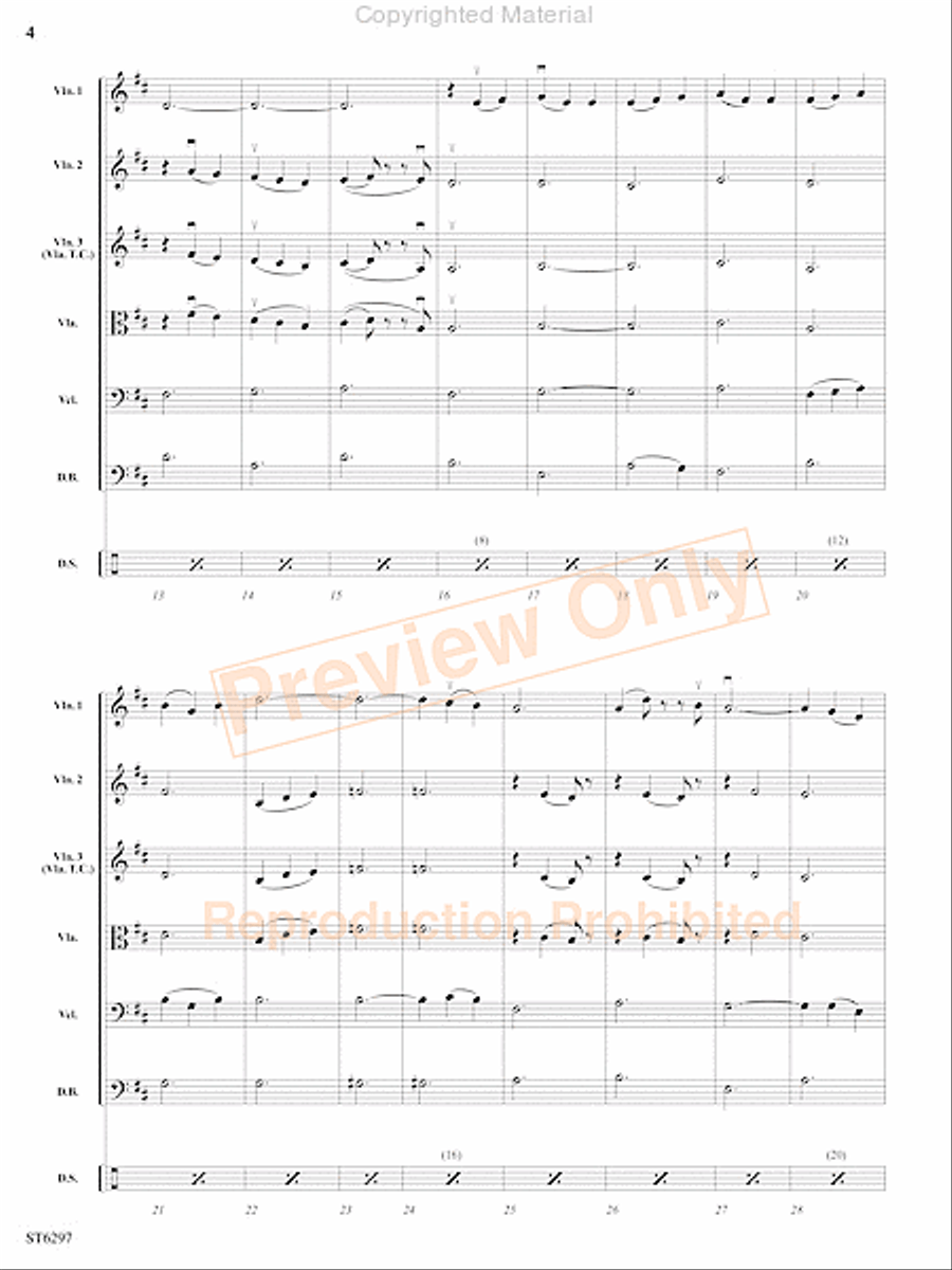 It's the Most Wonderful Time of the Year String Orchestra scores gallery preview page 5