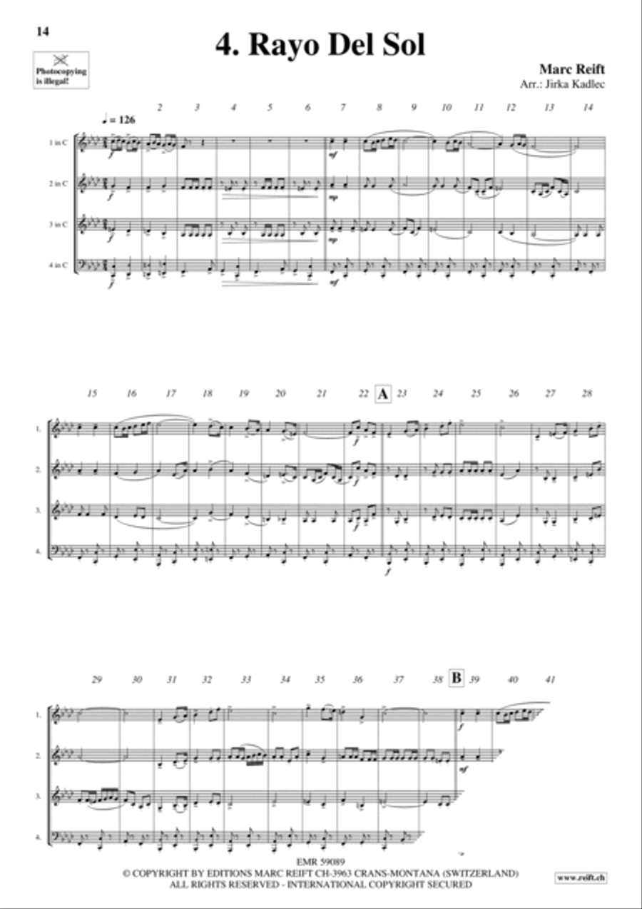 Woodwind Quartet Collection Volume 2 Woodwind Quartet scores gallery preview page 7