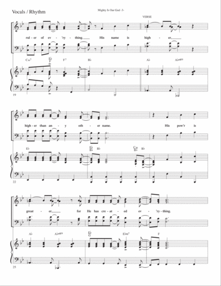 Mighty Is Our God Voice scores gallery preview page 3