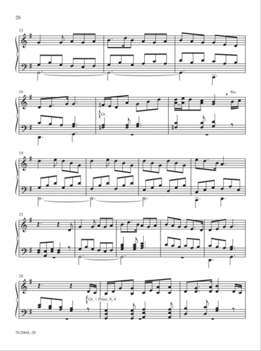 Easy Organ Library, Vol. 62 Organ Solo scores gallery preview page 13