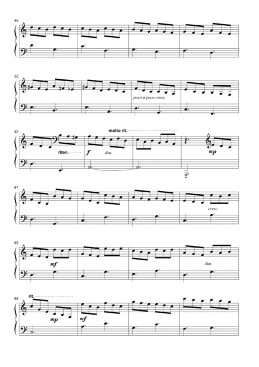 Samuel, Stolpersteine Variations Piano Solo scores gallery preview page 3