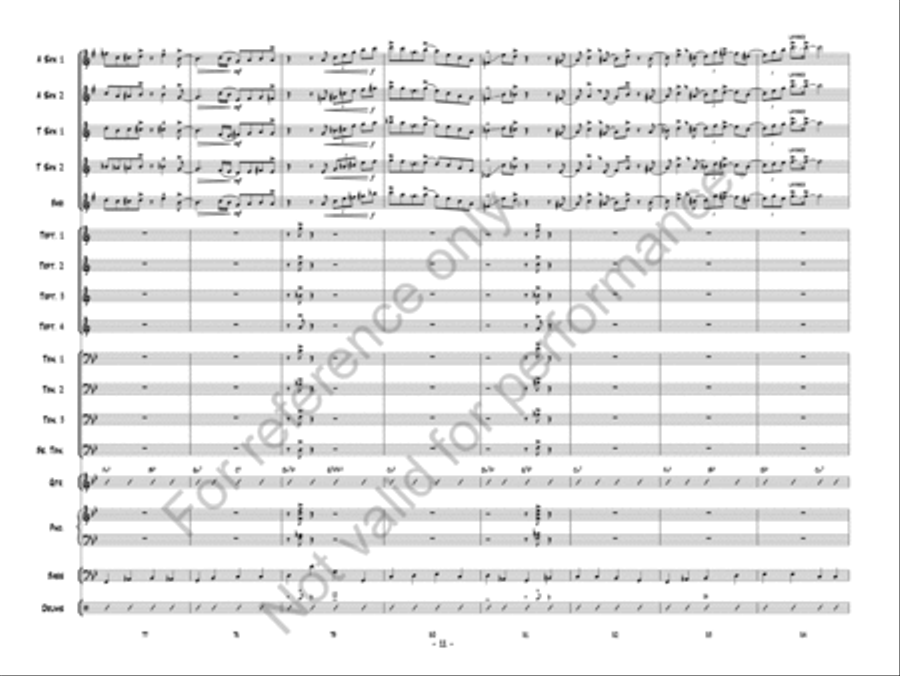 Low Bridge Low Bridge Jazz Ensemble scores gallery preview page 12
