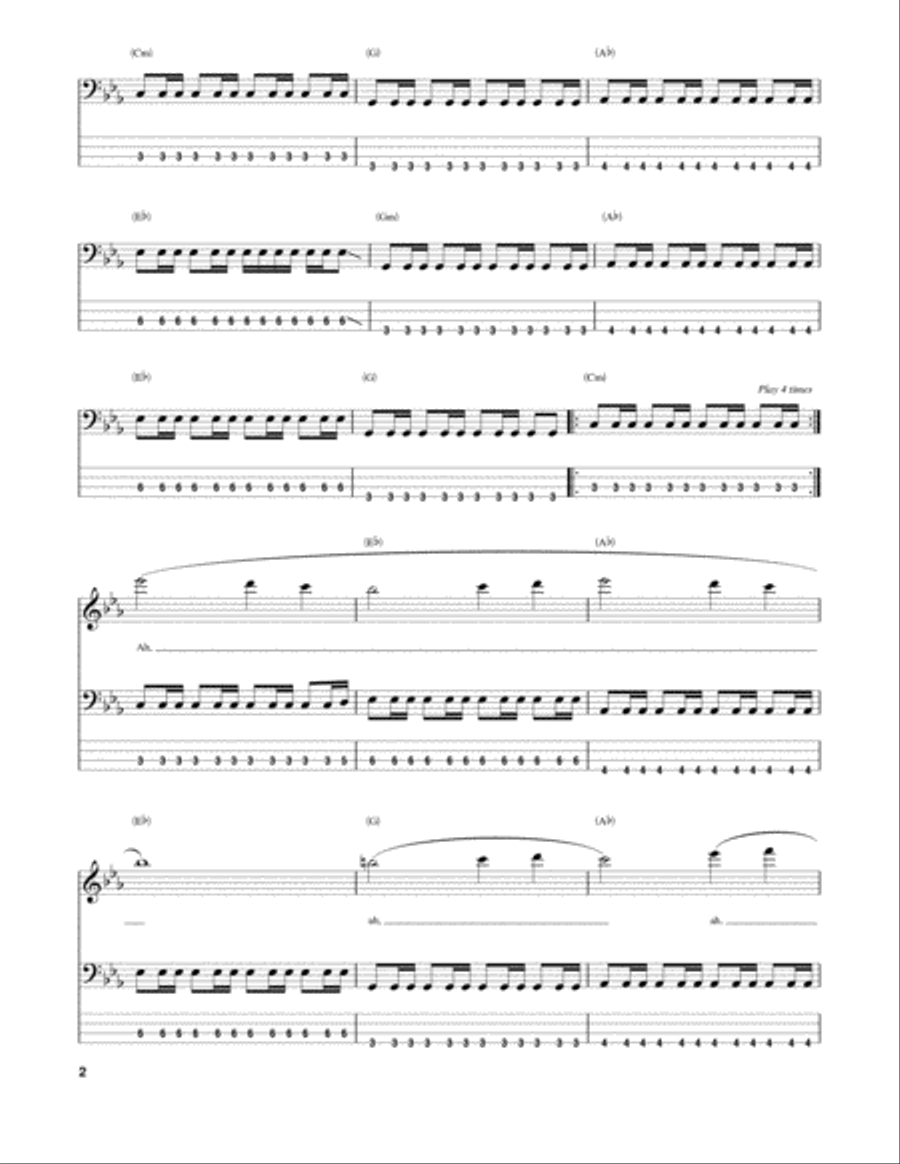 Knights Of Cydonia Knights Of Cydonia Guitar Tablature scores gallery preview page 2