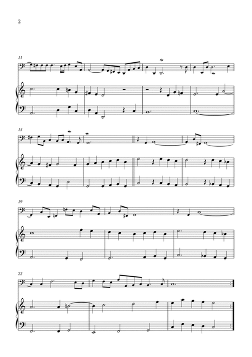 Sarabande No.2 BWV 990 image number null