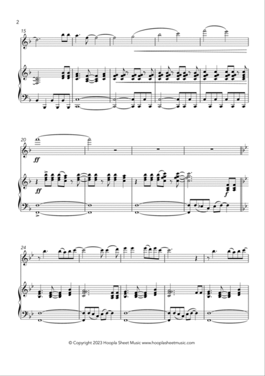 Happy Funky Birthday Flute Solo scores gallery preview page 2