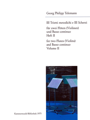 Book cover for 3 Trietti metodichi e 3 Scherzi