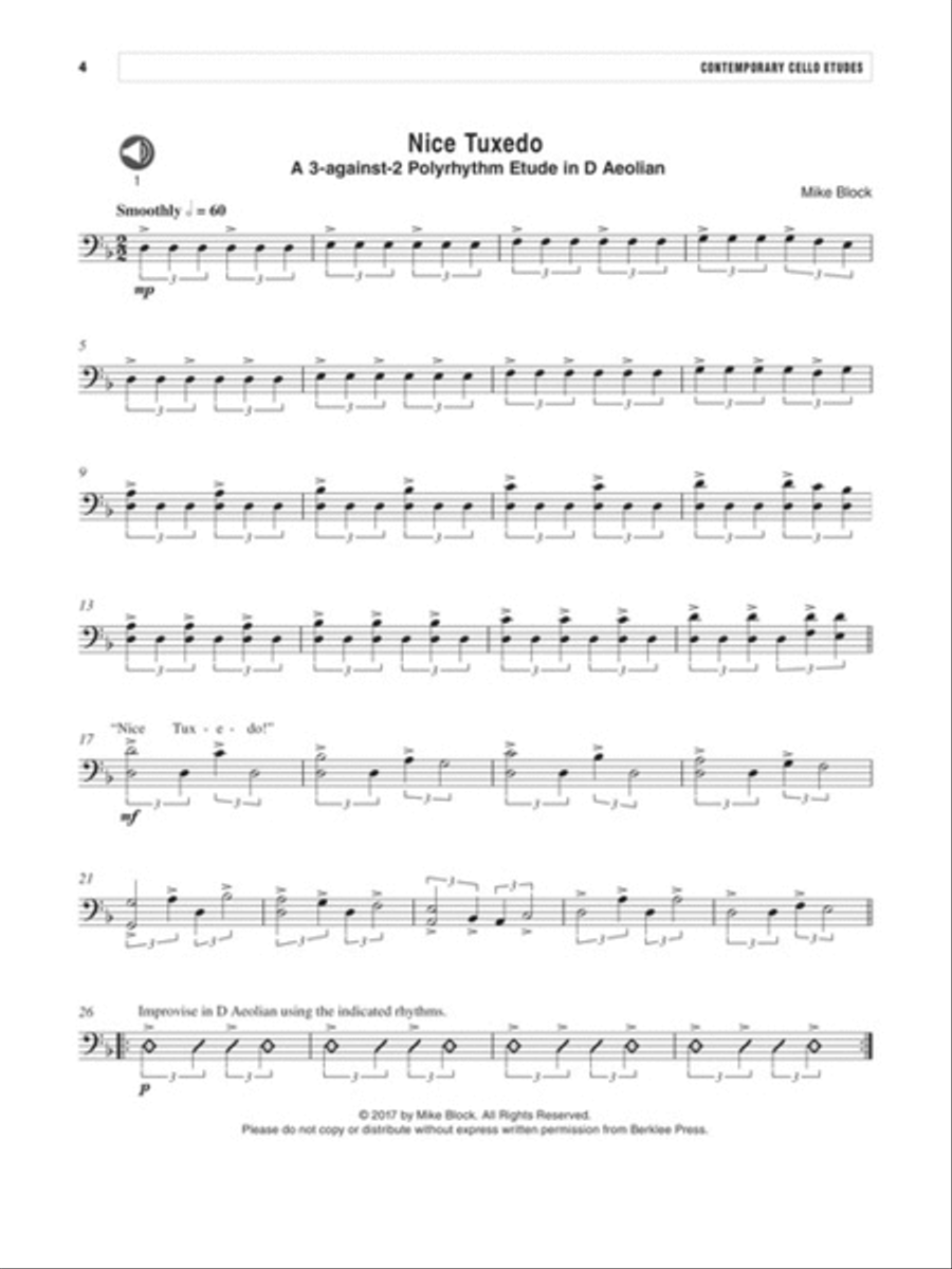 Contemporary Cello Etudes image number null