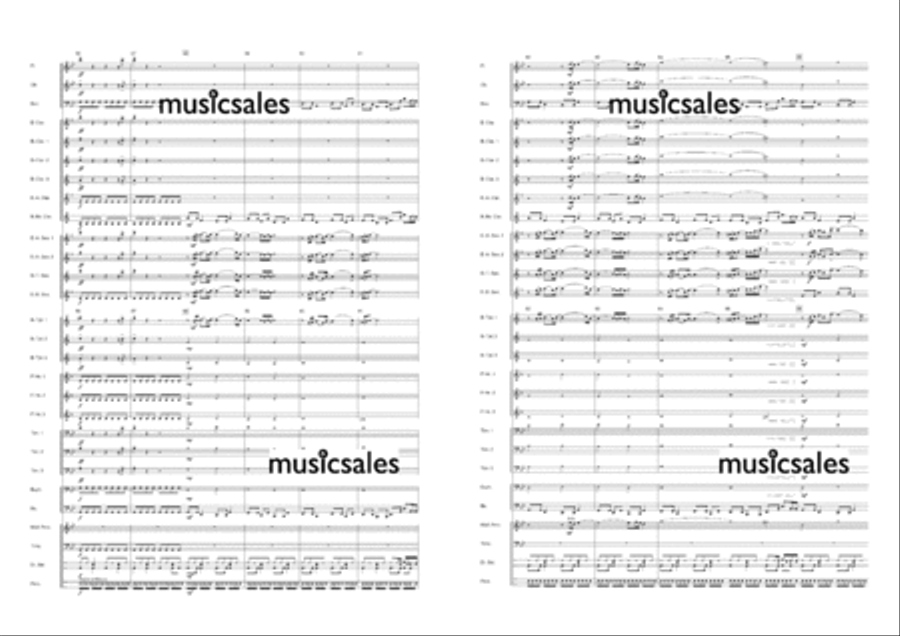 Une belle histoire Concert Band scores gallery preview page 7