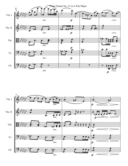 Piano Sonata No. 31, Movement 3