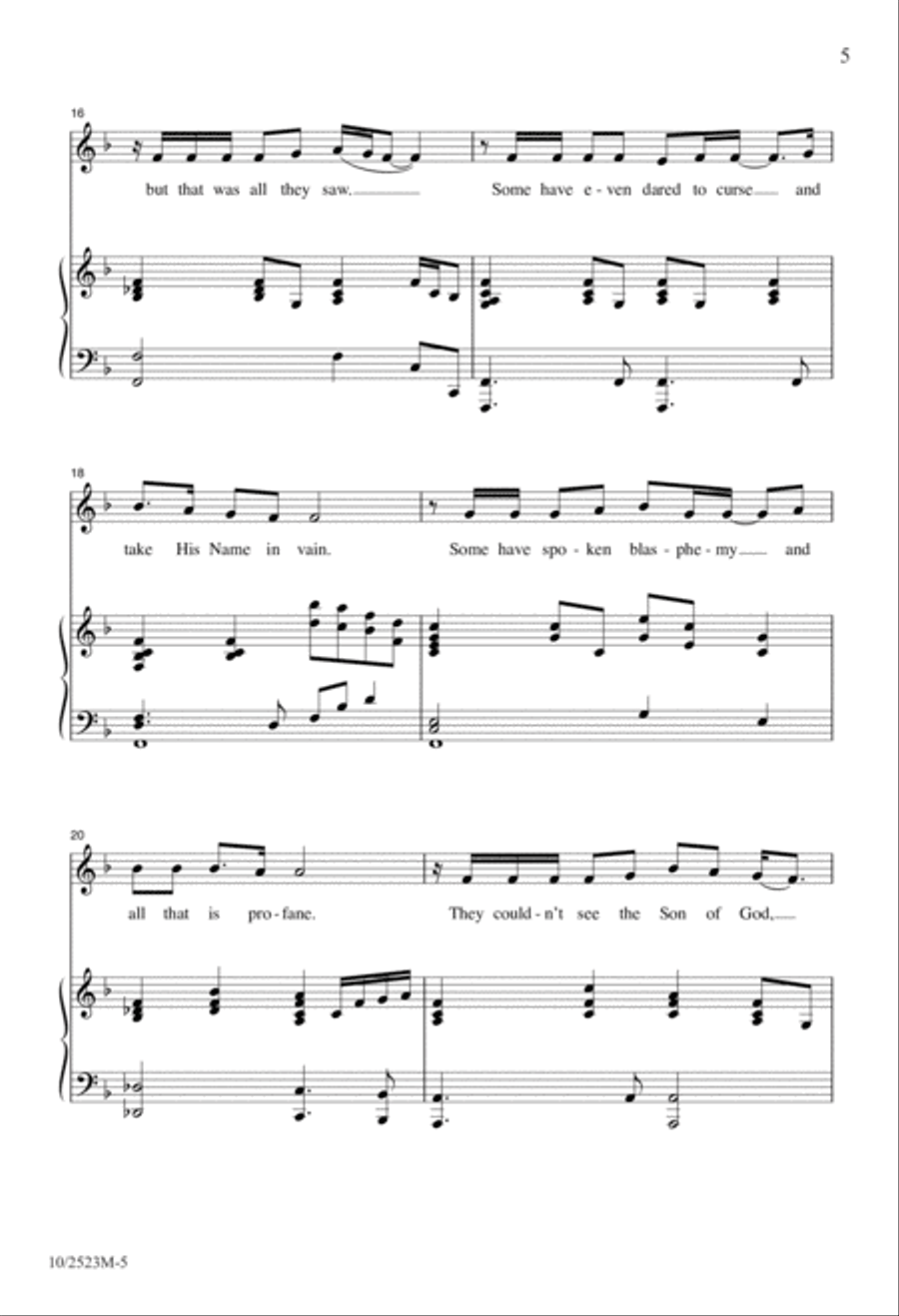 A Name Above All Names 4-Part scores gallery preview page 5