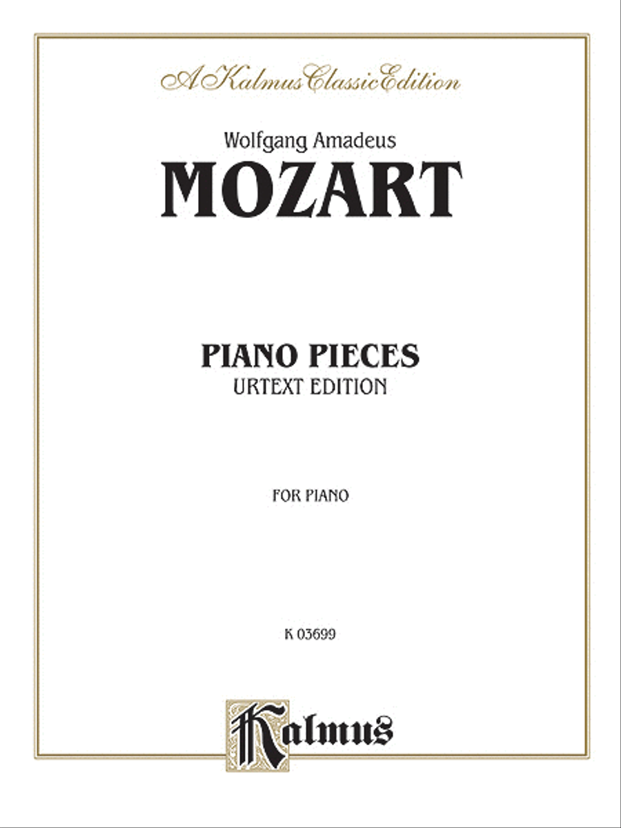 Various Pieces Piano Solo scores gallery preview page 1