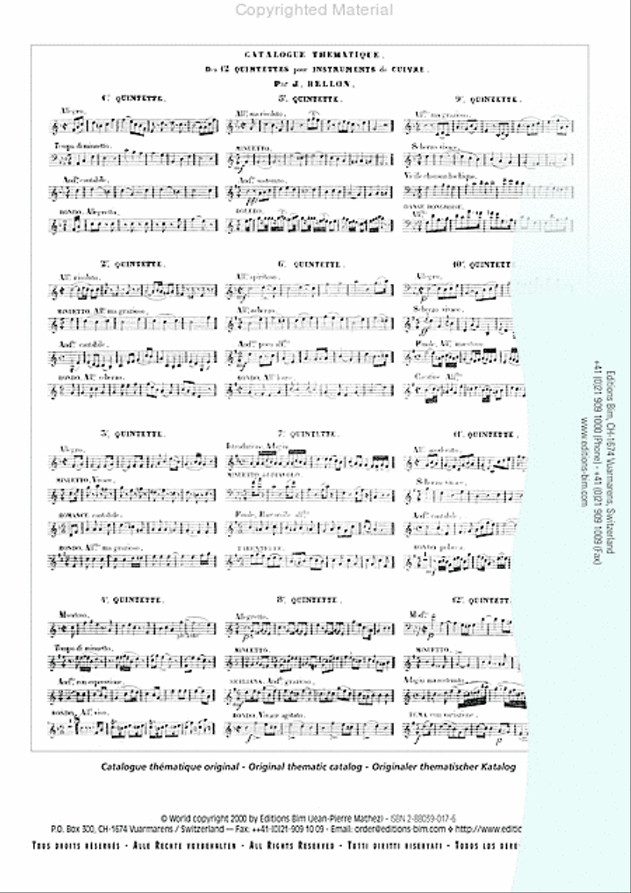 Jean-François-Victor Bellon (1795-1869) School and Community scores gallery preview page 3