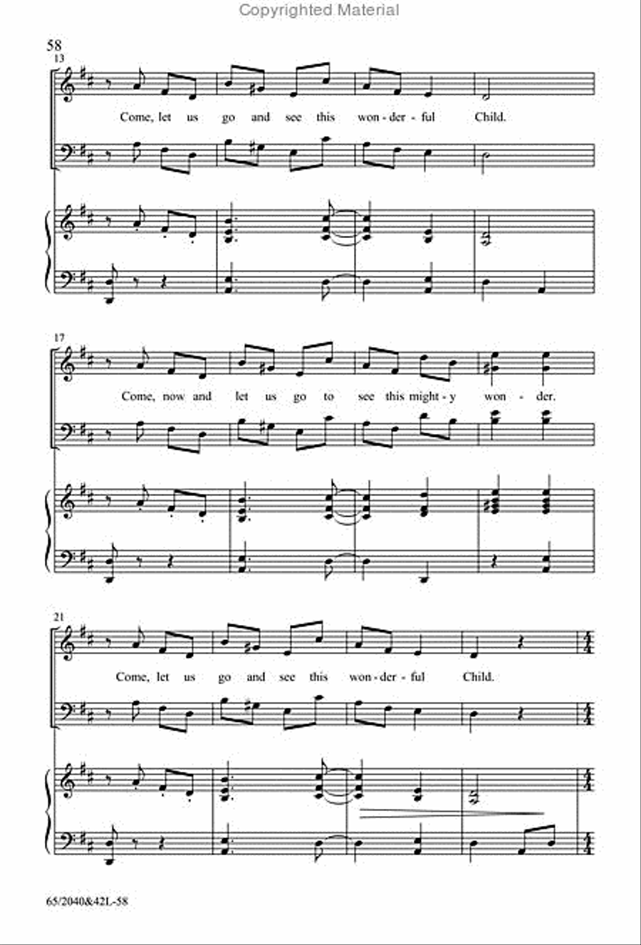 Heaven's Child Heaven's Child 4-Part scores gallery preview page 7
