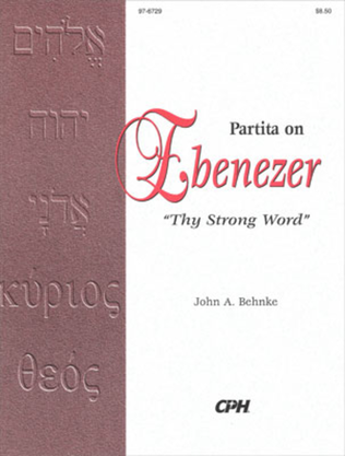 Book cover for Partita on Ebenezer / Thy Strong Word