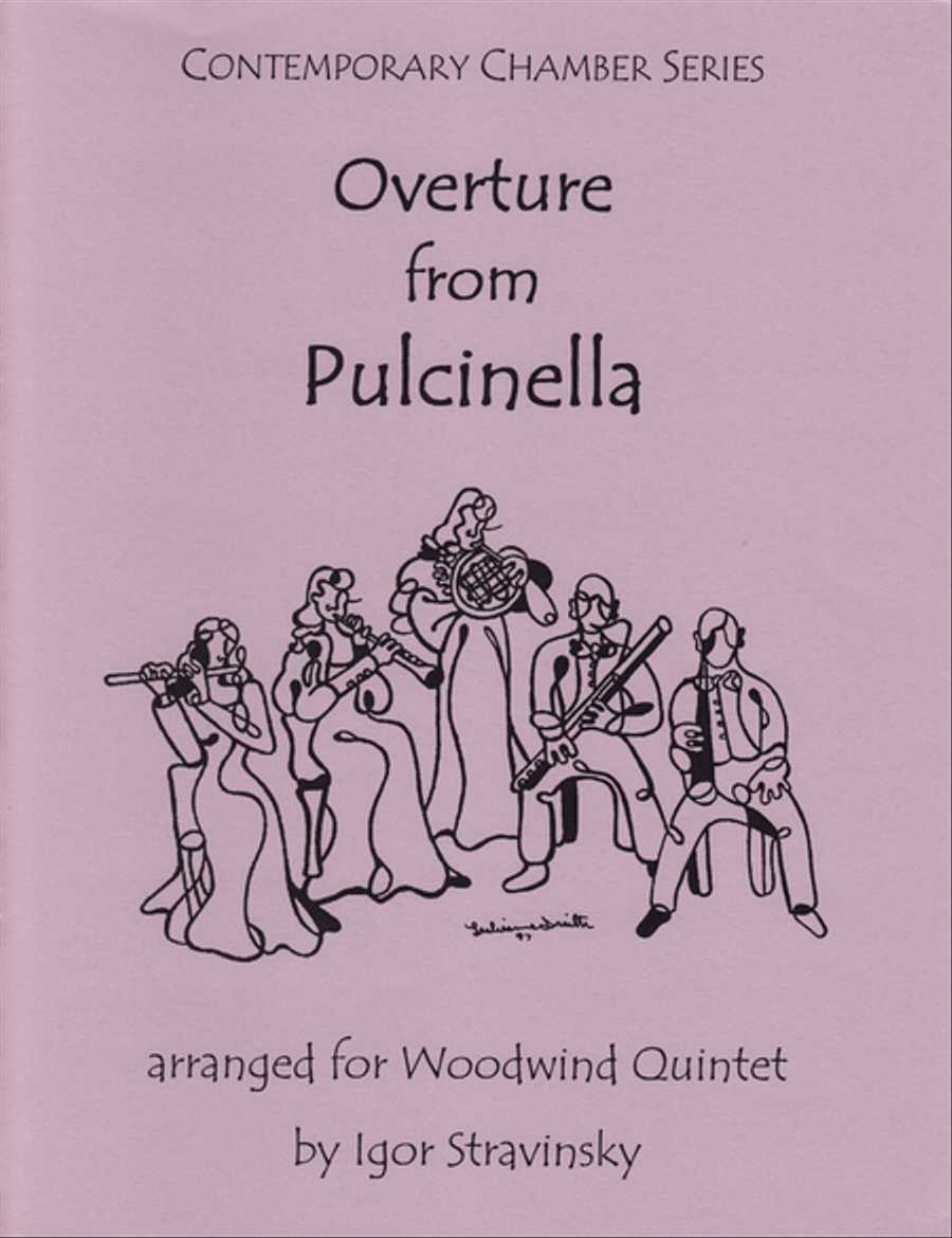 Overture from Pulcinella for Woodwind Quintet Woodwind Quintet scores gallery preview page 1