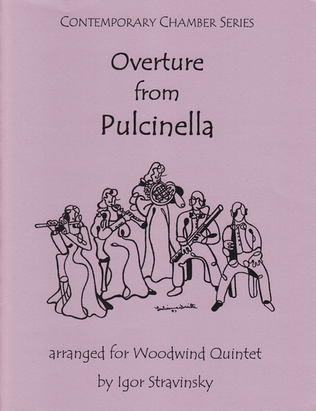 Book cover for Overture from Pulcinella for Woodwind Quintet