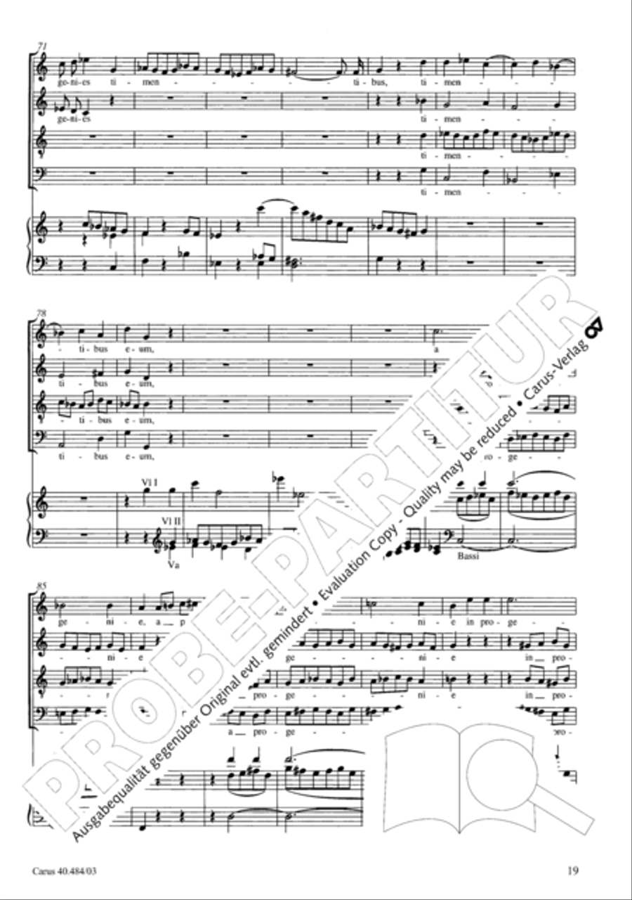 Magnificat in D ATB scores gallery preview page 20