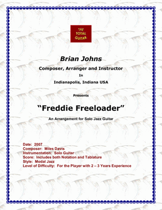 Book cover for Freddie Freeloader