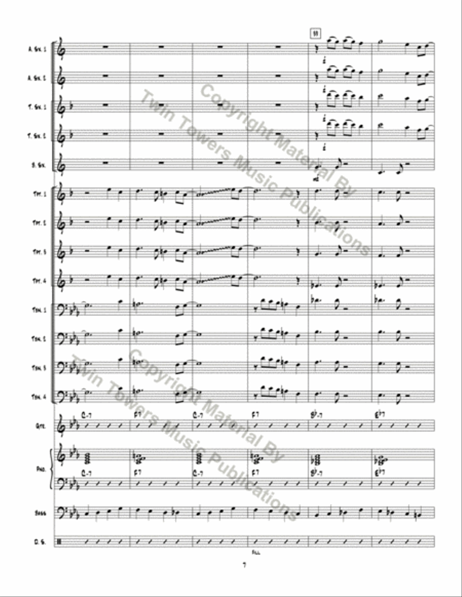 DJ Private Eye Jazz Ensemble scores gallery preview page 8