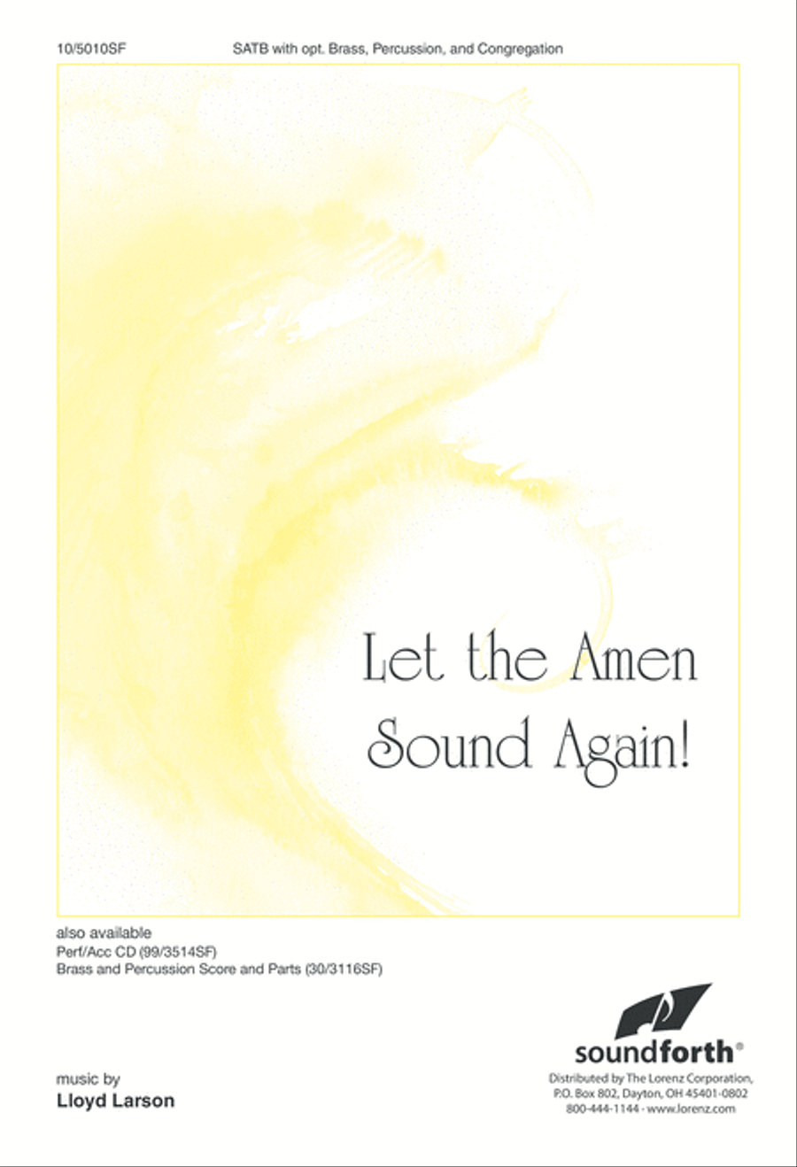 Let the Amen Sound Again! 4-Part scores gallery preview page 1