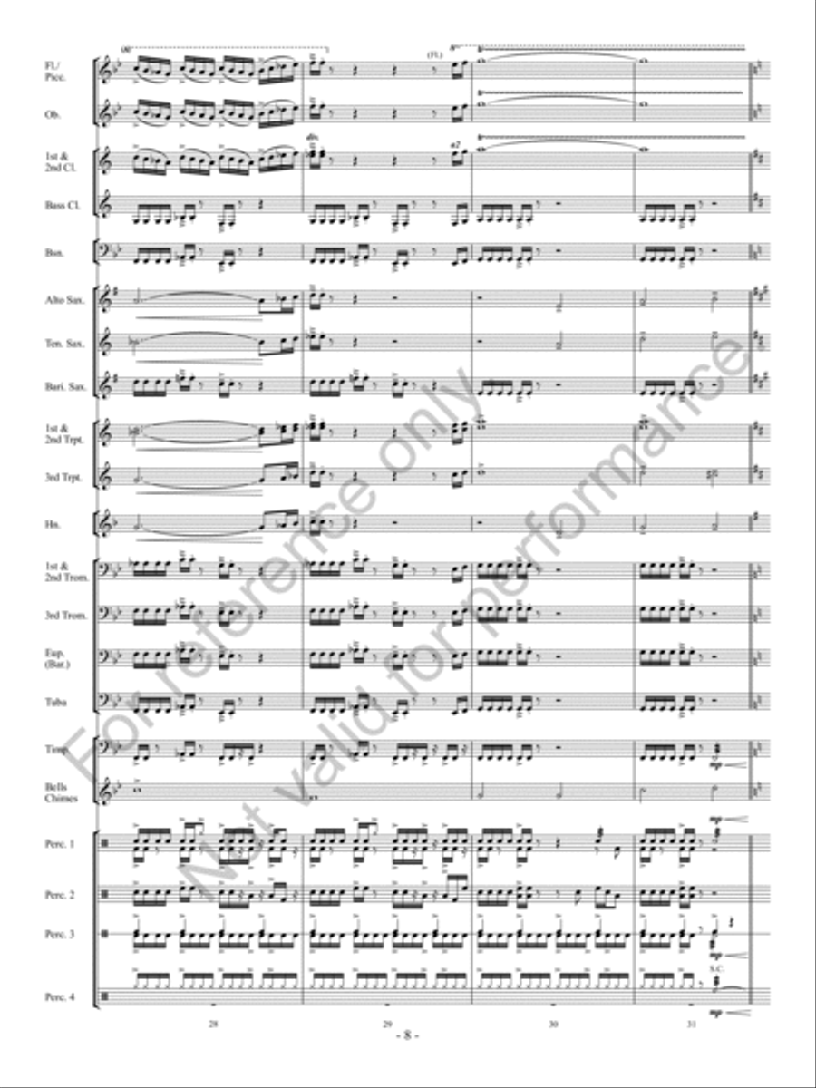 Jubilee 150 Concert Band scores gallery preview page 9