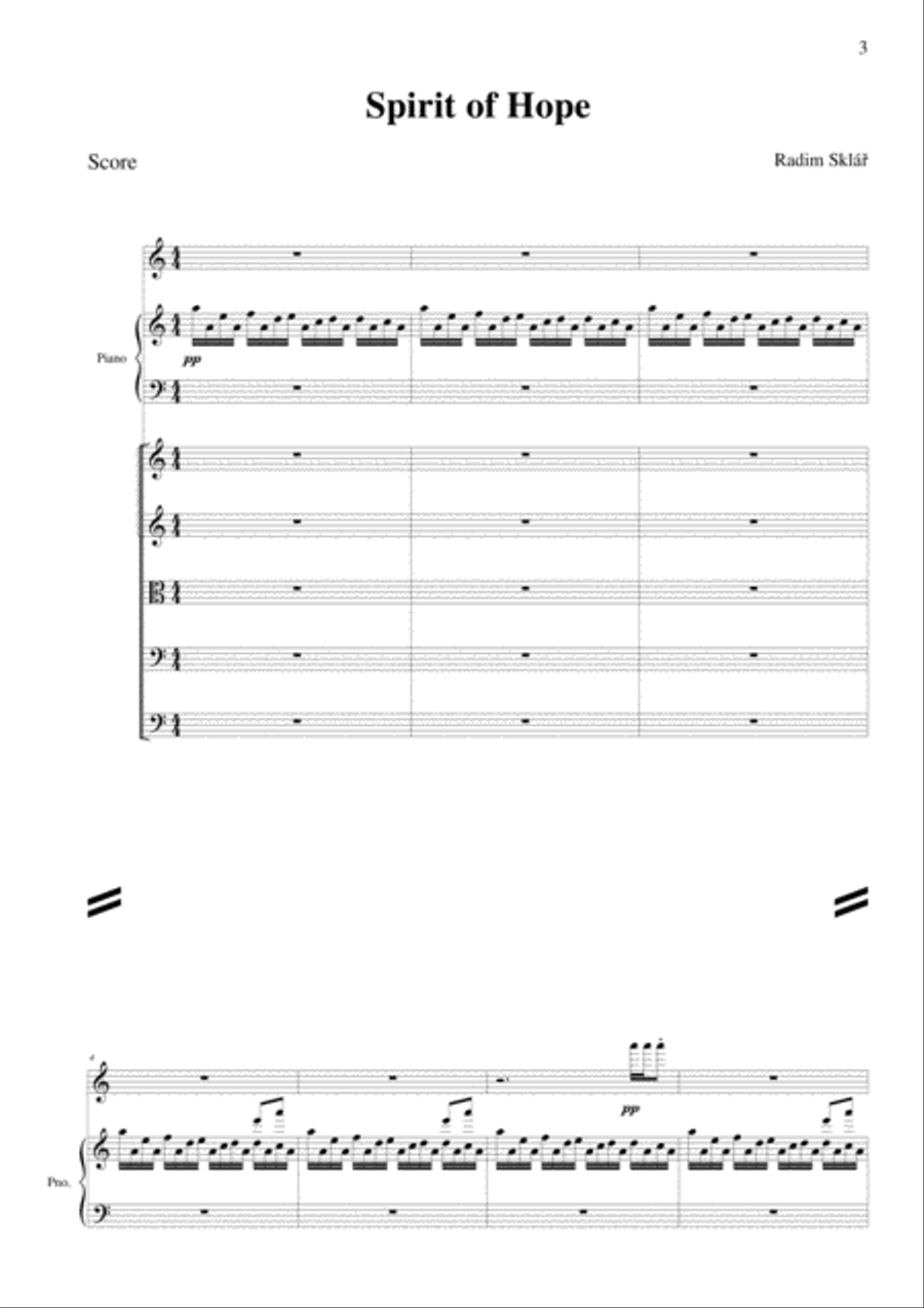 Spirit of hope String Orchestra scores gallery preview page 3