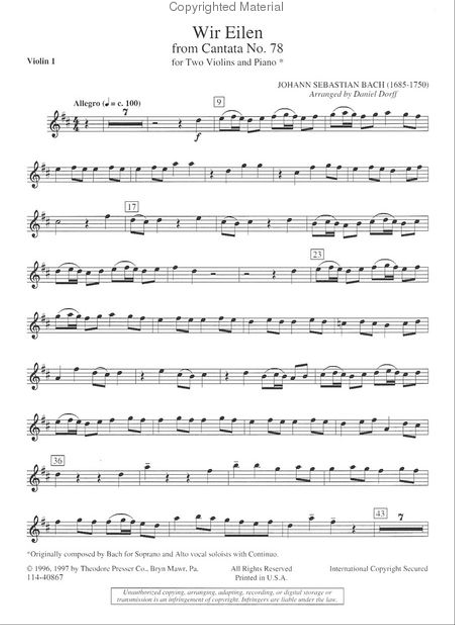 Wir Eilen Chamber Music scores gallery preview page 2