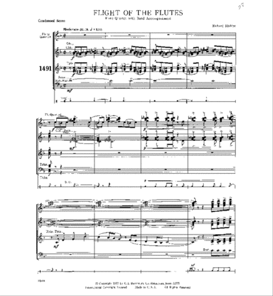 Flight of the Flutes Concert Band scores gallery preview page 2