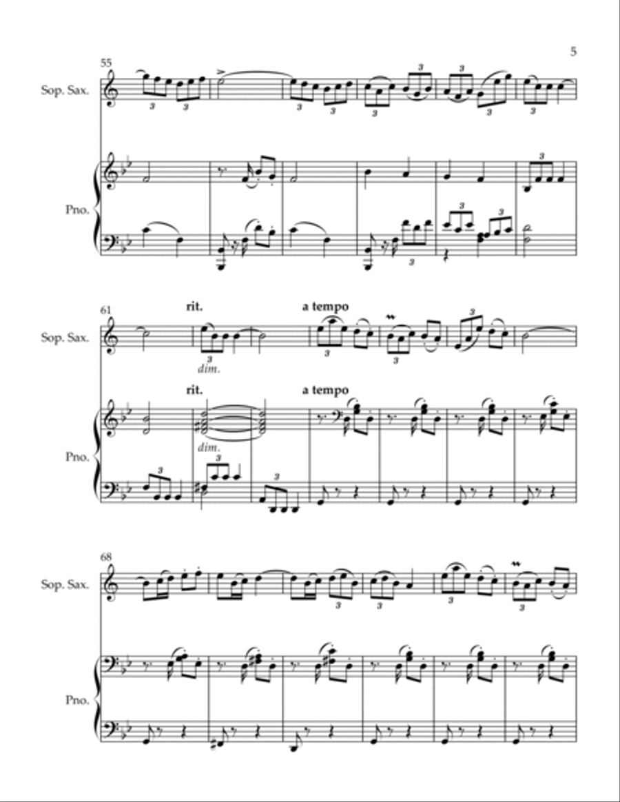 Escamilla Escamilla Soprano Saxophone scores gallery preview page 5