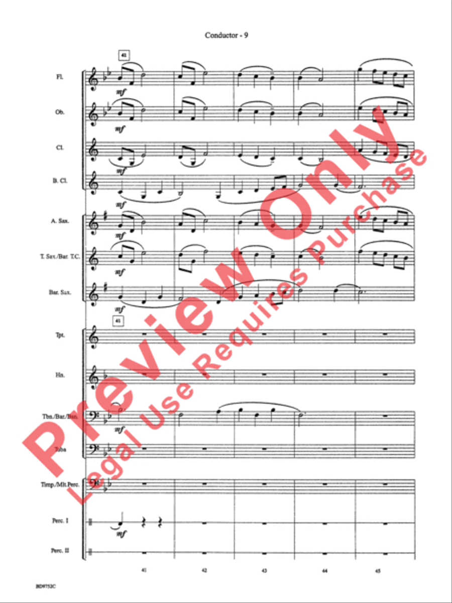 Dona Nobis Pacem Dona Nobis Pacem Concert Band scores gallery preview page 11