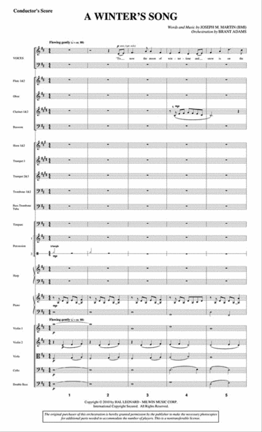 Winter's Grace Winter's Grace Orchestra scores gallery preview page 2