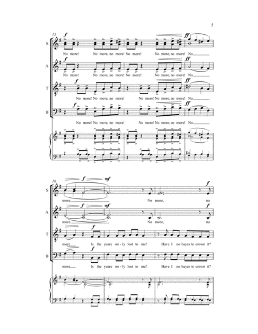 Three Metaphysical Motets 4-Part scores gallery preview page 4