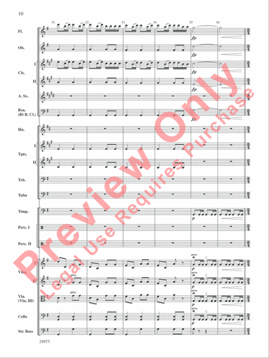 Capriccio Espagnol Full Orchestra scores gallery preview page 11