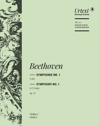 Book cover for Symphony No. 1 in C major Op. 21