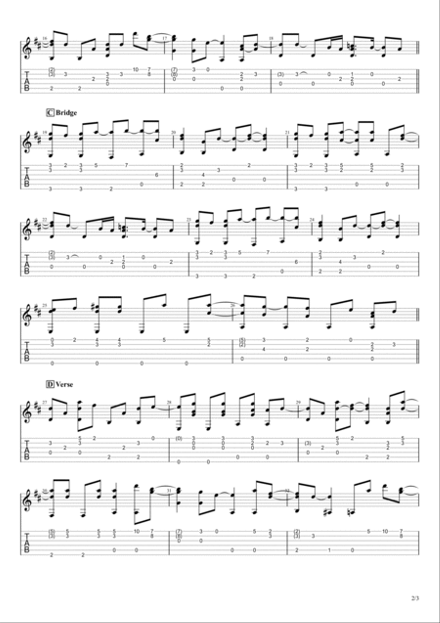I Will Electric Guitar scores gallery preview page 2