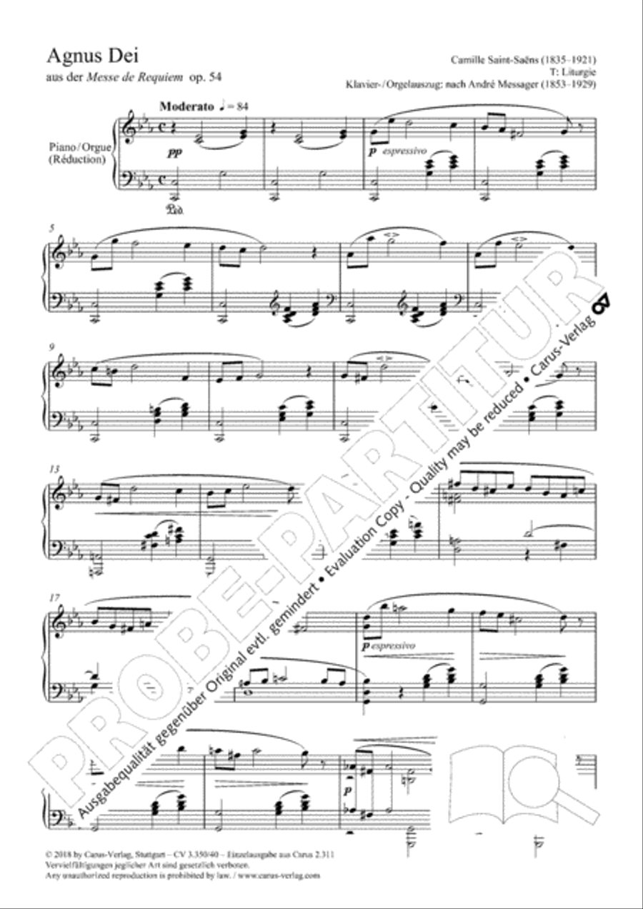 Agnus Dei 4-Part scores gallery preview page 2
