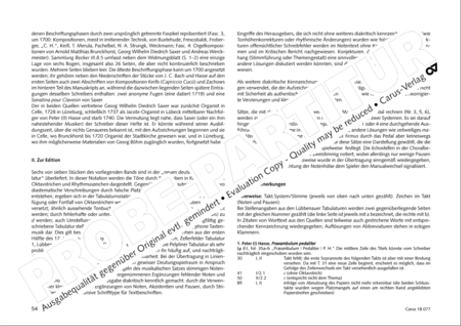 Organ music of the Hasse family Organ Solo scores gallery preview page 55