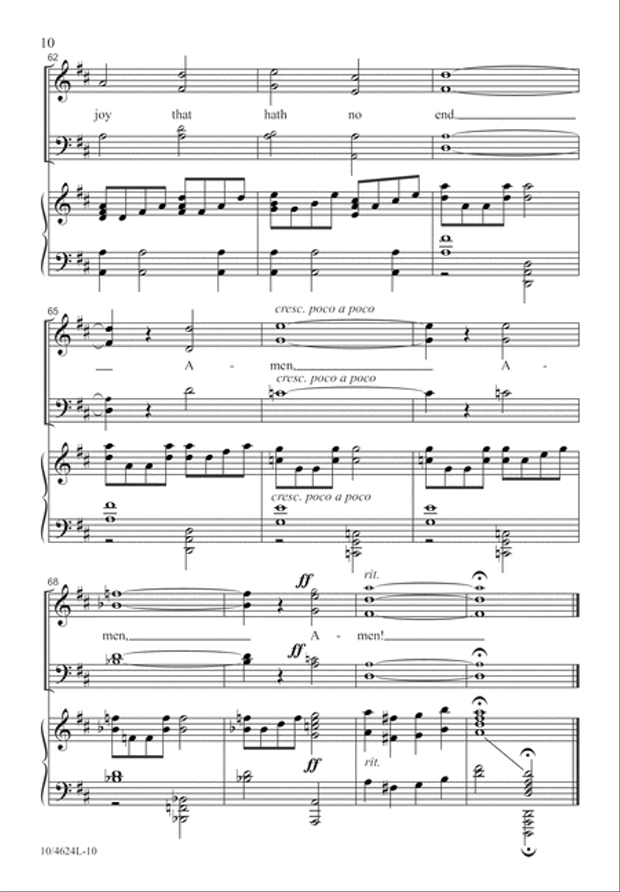 Crown the Resurrection Day 4-Part scores gallery preview page 10