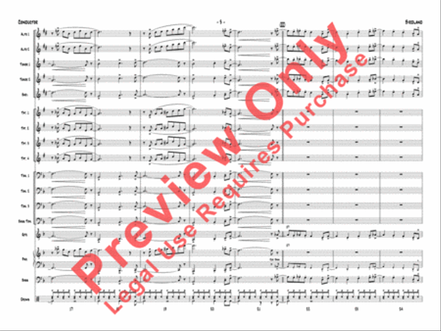 Birdland Birdland Jazz Ensemble scores gallery preview page 6
