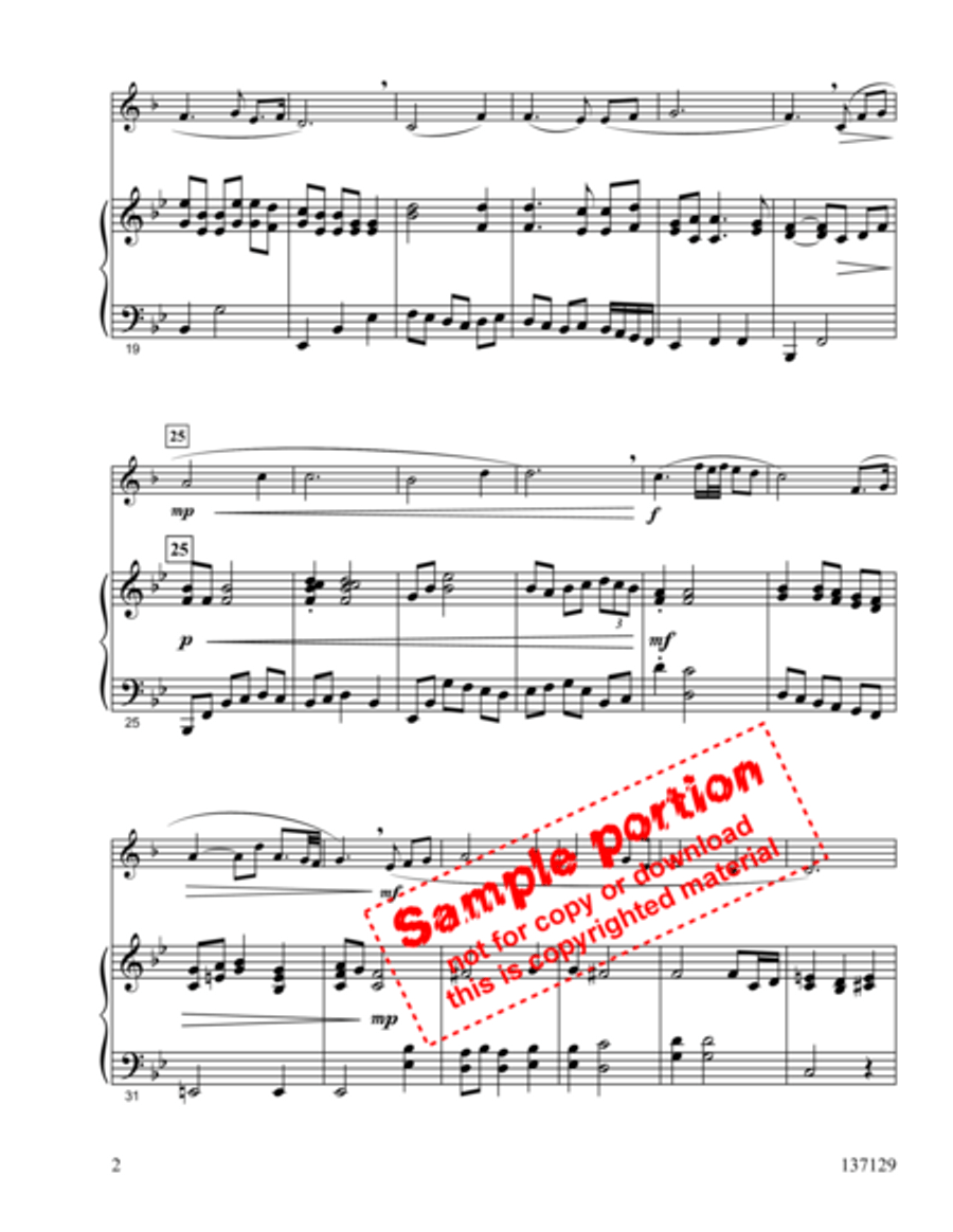 Near The Cross Horn Solo scores gallery preview page 3