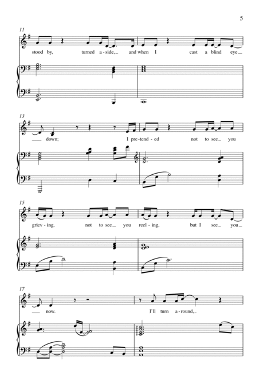 Reconcile Unison Choir scores gallery preview page 5