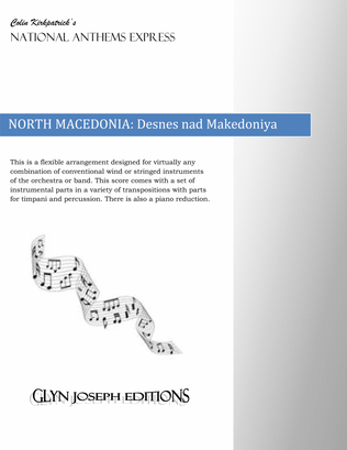 North Macedonia National Anthem: Desnes nad Makedoniya